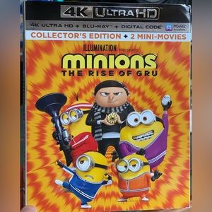 NWOT Minions, The rise of Gru 4K Ultra HD